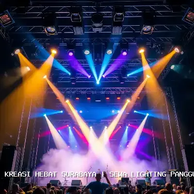 sewa lighting panggung Surabaya