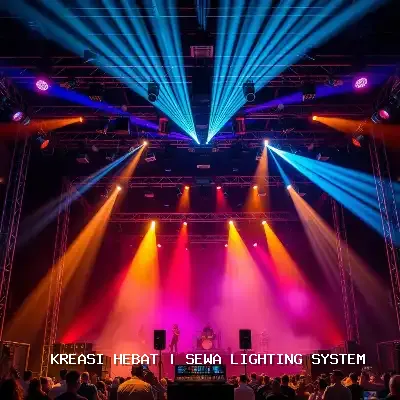 Sewa Lighting System Profesional untuk Event Megah