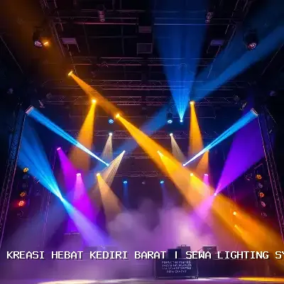 Sewa Lighting System Kediri Barat – Atmosfer Megah