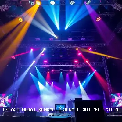 Sewa Lighting System Kendal untuk Event Megah