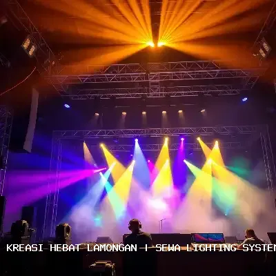 Sewa Lighting System Lamongan – Atmosfer Megah