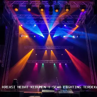 Sewa Lighting Terdekat Kebumen – Atmosfer Megah untuk Acara Anda