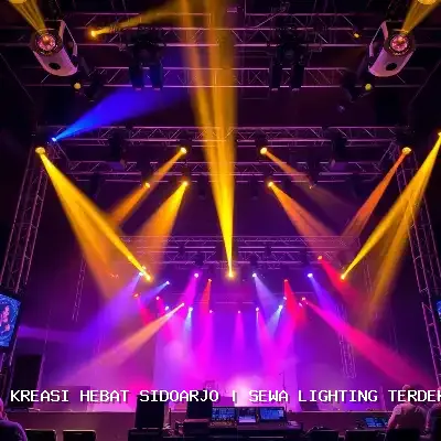 sewa lighting terdekat Sidoarjo