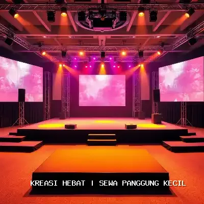 Sewa Panggung Kecil dengan Konstruksi Kokoh