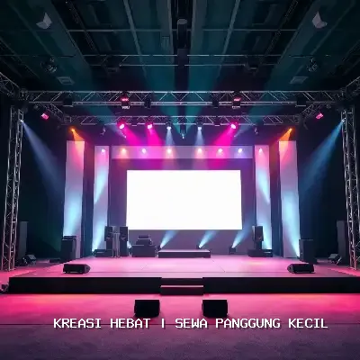 Sewa Panggung Kecil dengan Konstruksi Kokoh