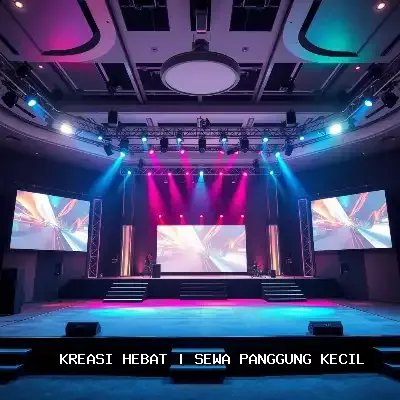 Sewa Panggung Kecil dengan Konstruksi Kokoh
