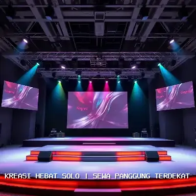 sewa panggung terdekat Solo