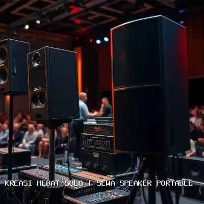 Sewa Speaker Portable Solo untuk Acara Berkualitas