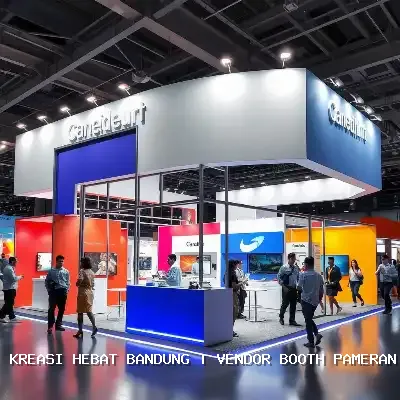 vendor booth pameran Bandung