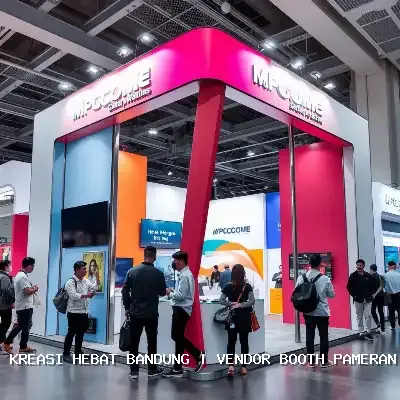 Vendor Booth Pameran Bandung: Desain Custom & Finishing Rapi