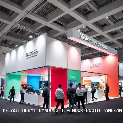 Vendor Booth Pameran Bandung: Desain Custom & Finishing Rapi