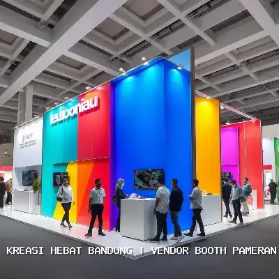 Vendor Booth Pameran Bandung: Desain Custom & Finishing Rapi