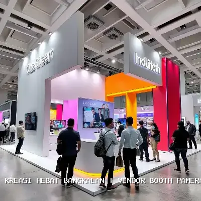 vendor booth pameran Bangkalan