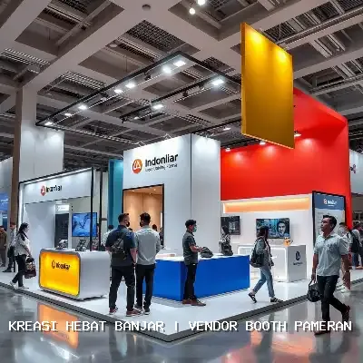 Vendor Booth Pameran Banjar – Desain Custom & Finishing Rapi