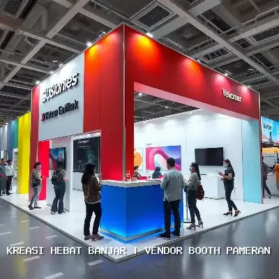 Vendor Booth Pameran Banjar – Desain Custom & Finishing Rapi