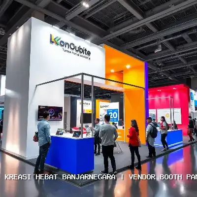 vendor booth pameran Banjarnegara