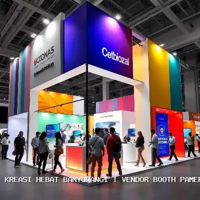 vendor booth pameran Banyuwangi