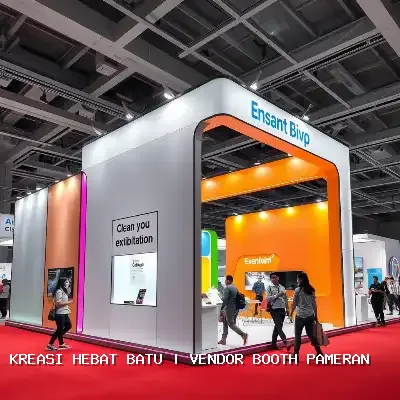 vendor booth pameran Batu