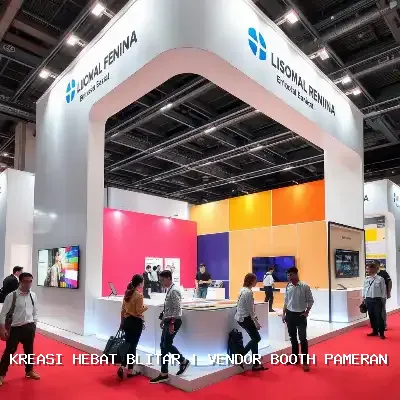 vendor booth pameran Blitar