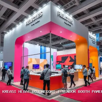 vendor booth pameran Bojonegoro