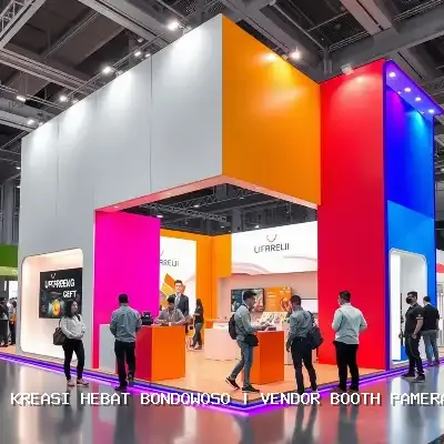 Vendor Booth Pameran Bondowoso