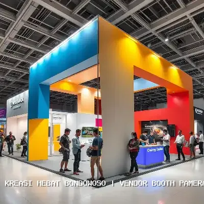 Vendor Booth Pameran Bondowoso