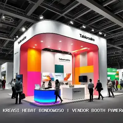Vendor Booth Pameran Bondowoso