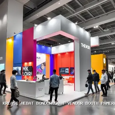 Vendor Booth Pameran Bondowoso