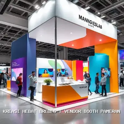 vendor booth pameran Brebes