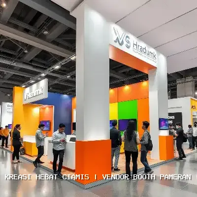 Vendor Booth Pameran Ciamis: Desain Custom & Finishing Rapi