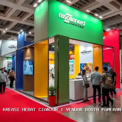 Vendor Booth Pameran Cianjur: Desain Custom & Finishing Rapi