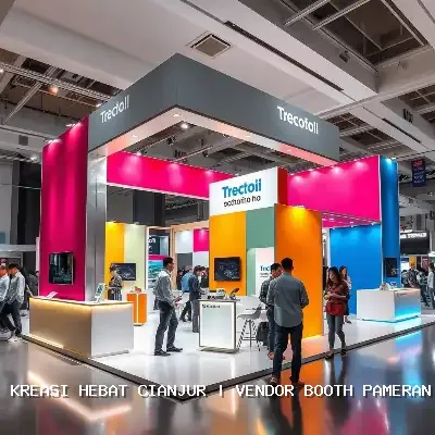 Vendor Booth Pameran Cianjur: Desain Custom & Finishing Rapi