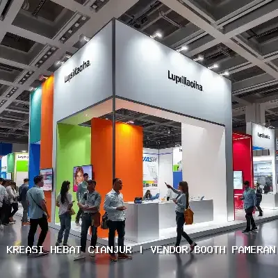 Vendor Booth Pameran Cianjur: Desain Custom & Finishing Rapi