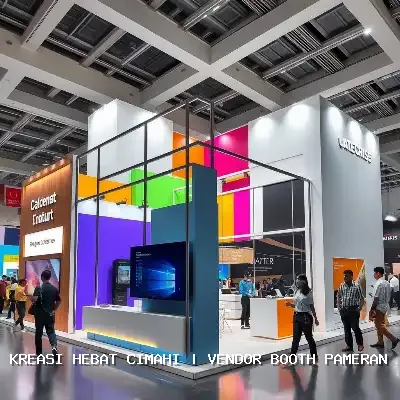 vendor booth pameran Cimahi