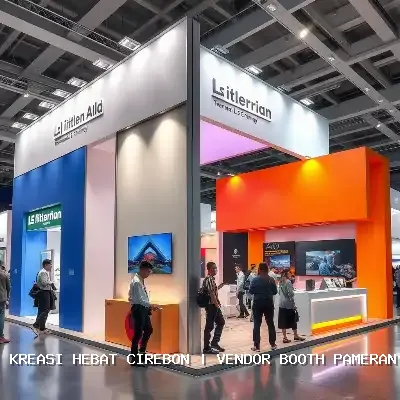 vendor booth pameran Cirebon
