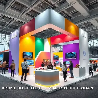vendor booth pameran Depok
