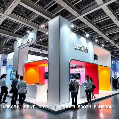 Vendor Booth Pameran Depok: Desain Custom & Finishing Rapi