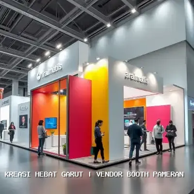 vendor booth pameran Garut