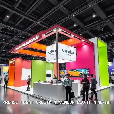 vendor booth pameran Gresik