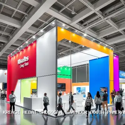 vendor booth pameran Grobogan
