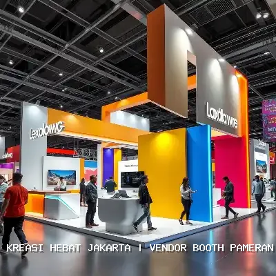 vendor booth pameran Jakarta