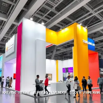 vendor booth pameran Jember