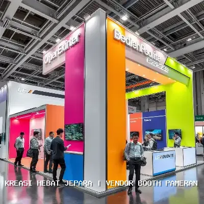 vendor booth pameran Jepara