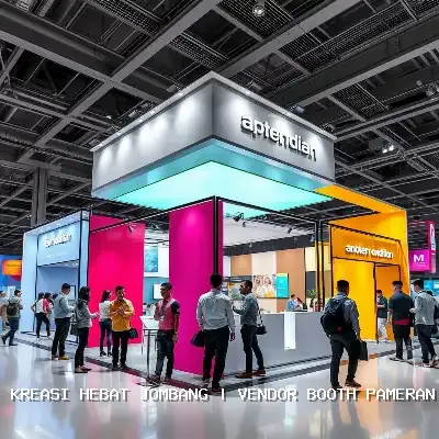 vendor booth pameran Jombang