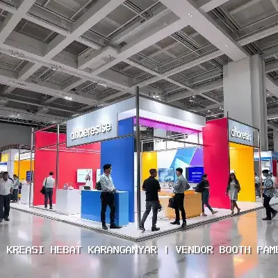 vendor booth pameran Karanganyar