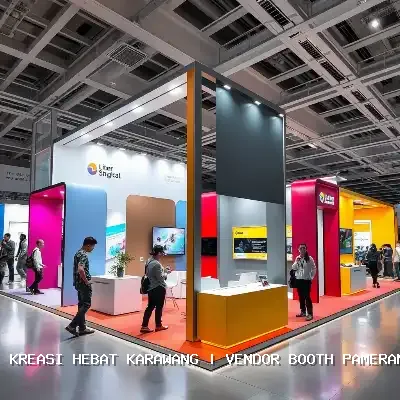 vendor booth pameran Karawang