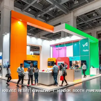 Vendor Booth Pameran Karawang: Desain Custom & Finishing Rapi