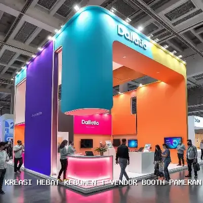 vendor booth pameran Kebumen