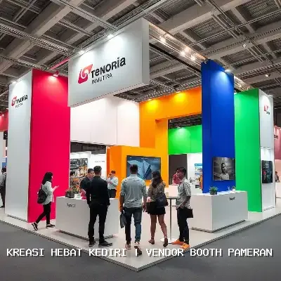 vendor booth pameran Kediri