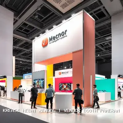vendor booth pameran Kendal